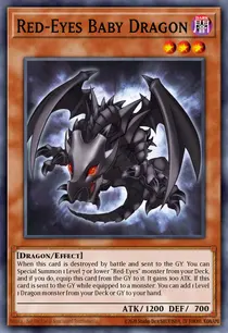Red-Eyes Baby Dragon (LEDU-EN001)