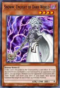 Snoww, Unlight of Dark World (SR13-EN044)