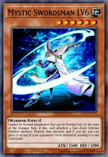 Mystic Swordsman LV6 (DR3-EN068)