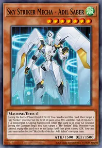 Sky Striker Mecha - Adil Saber (L26D-ENS04)