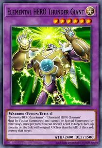 Elemental HERO Thunder Giant (DR3-EN216)