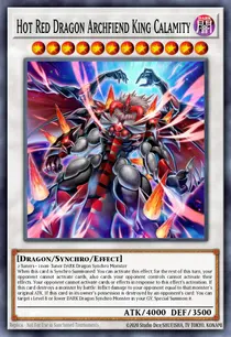 Hot Red Dragon Archfiend King Calamity (SDCK-EN047)