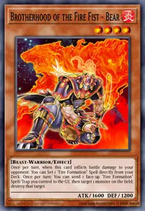 Brotherhood of the Fire Fist - Bear (CBLZ-EN024)