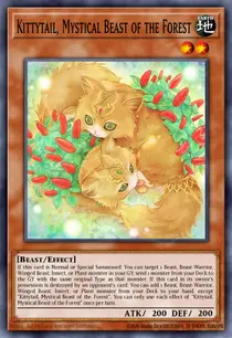 Kittytail, Mystical Beast of the Forest (CYAC-EN096)