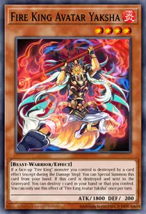 Fire King Avatar Yaksha (SR14-EN006)