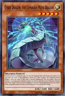 Cyber Dragon, the Luminous Mech Dragon (MAMS-EN005)