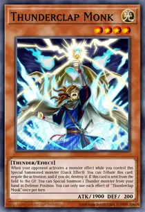 Carta Thunderclap Monk, UP01-EN030