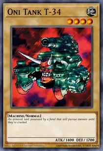Carta Oni Tank T-34, PSV-EN059