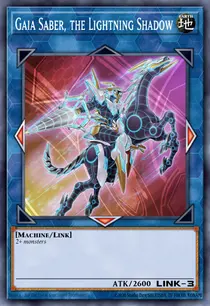 Gaia Saber, the Lightning Shadow (DUDE-EN022)