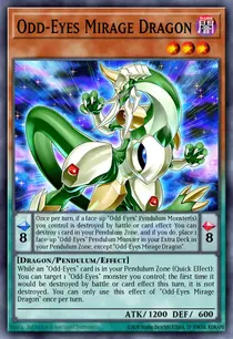 Odd-Eyes Mirage Dragon (LEDD-ENC05)