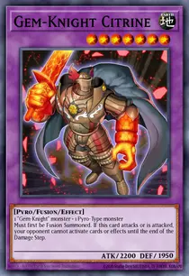 Gem-Knight Citrine (DT06-EN035)