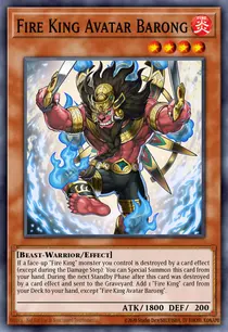 Fire King Avatar Barong (SR14-EN005)