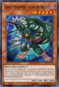 Assault Blackwing - Kunai the Drizzle (MP16-EN119)