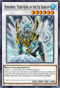Dewloren, Tiger King of the Ice Barrier (SDFC-EN042)