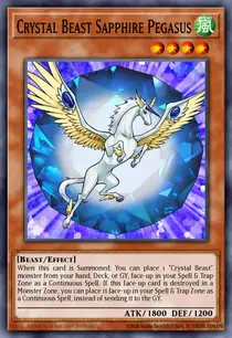Crystal Beast Sapphire Pegasus (DT01-EN058)