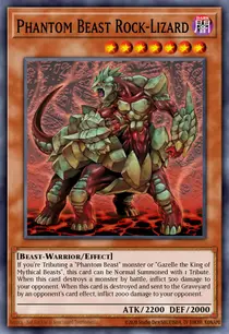 Phantom Beast Rock-Lizard (GLD2-EN014)