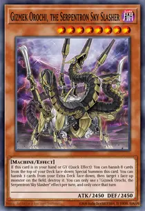Gizmek Orochi, the Serpentron Sky Slasher (SDCS-EN020)