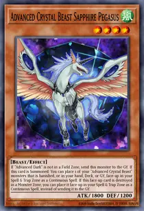 Advanced Crystal Beast Sapphire Pegasus (BLCR-EN015)