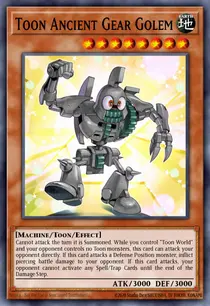 Toon Ancient Gear Golem (DRL2-EN022)