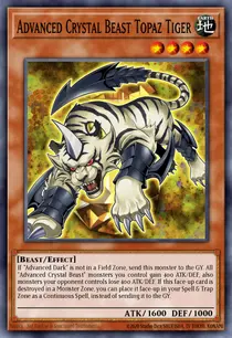 Advanced Crystal Beast Topaz Tiger (BLCR-EN012)
