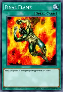Carta Final Flame, LOB-EN100
