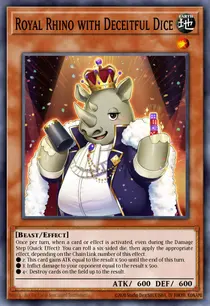 Royal Rhino with Deceitful Dice (PHNI-EN036)