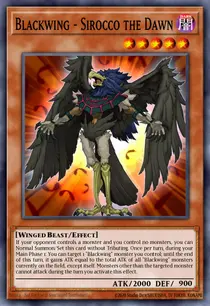 Blackwing - Sirocco the Dawn (GLD3-EN023)