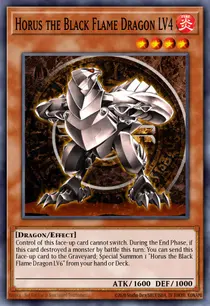 Horus the Black Flame Dragon LV4 (DR3-EN006)