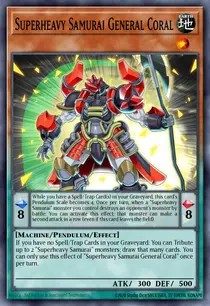 Superheavy Samurai General Coral (MP16-EN182)