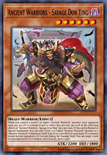 Ancient Warriors - Savage Don Ying (DIFO-EN024)