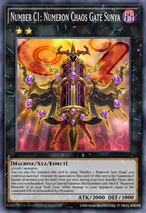 Number C1: Numeron Chaos Gate Sunya (BLAR-EN021)