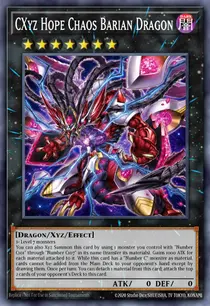 CXyz Hope Chaos Barian Dragon (BETB-EN044)
