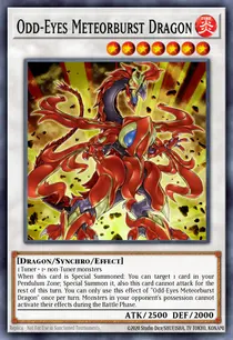 Odd-Eyes Meteorburst Dragon (PEVO-EN032)