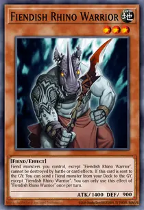 Fiendish Rhino Warrior (BOSH-EN091)
