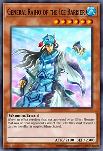 General Raiho of the Ice Barrier (SDFC-EN015)