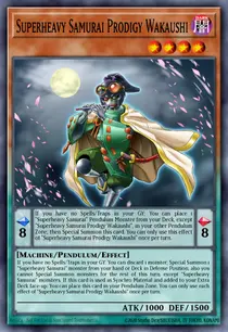 Superheavy Samurai Prodigy Wakaushi (CYAC-EN006)