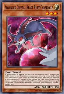 Advanced Crystal Beast Ruby Carbuncle (BLCR-EN010)