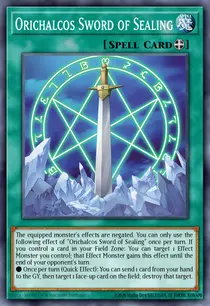 Orichalcos Sword of Sealing (MAMO-EN022)