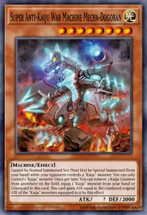 Super Anti-Kaiju War Machine Mecha-Dogoran (MP17-EN047)
