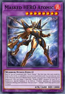 Carta Masked HERO Atomic, MZMU-EN016