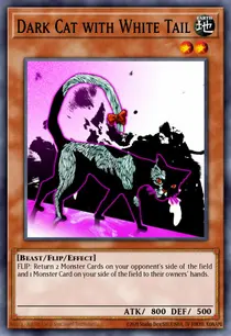 Dark Cat with White Tail (MFC-083)
