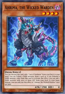 Ahrima, the Wicked Warden (SR06-EN002)