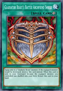 Gladiator Beast's Battle Archfiend Shield (PTDN-EN060)