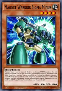Magnet Warrior Sigma Minus (BPRO-EN006)