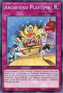 Carta Archfiend Playtime, BPRO-EN073