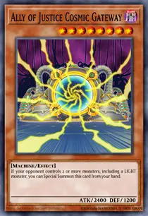 Ally of Justice Cosmic Gateway (HA02-EN022)