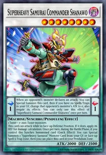 Superheavy Samurai Commander Shanawo (CYAC-EN040)