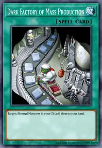 Dark Factory of Mass Production (DR3-EN037)