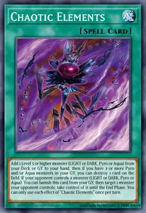 Carta Chaotic Elements, ALIN-EN067