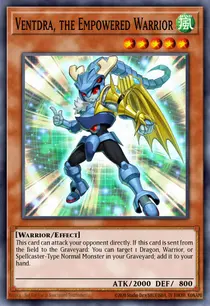 Ventdra, the Empowered Warrior (YS14-EN012)